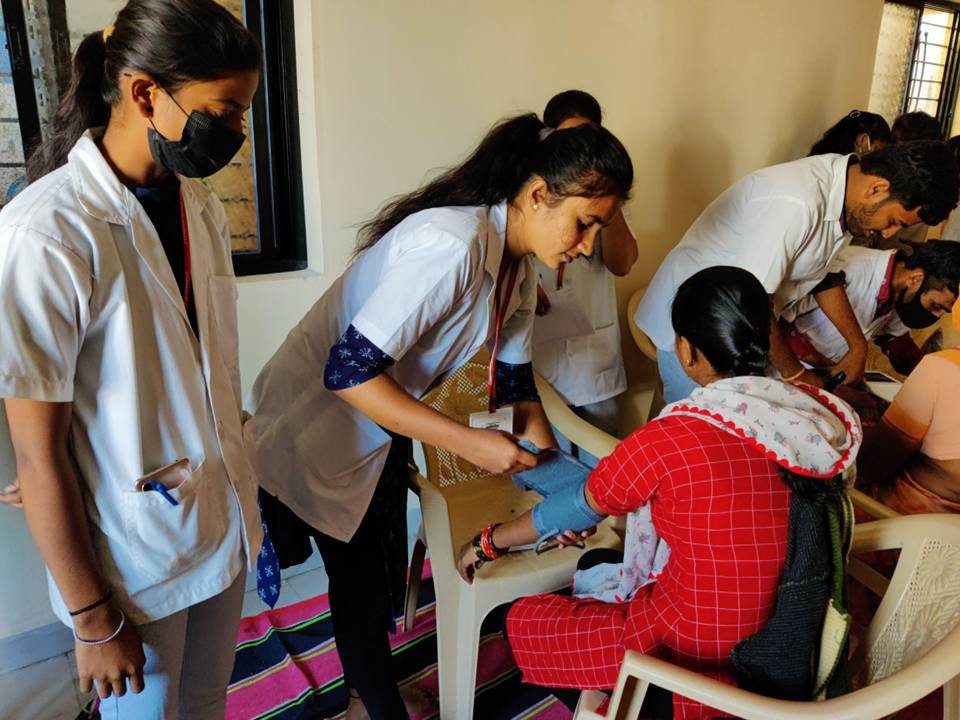 Free Health Checkup at NSS Special Camp