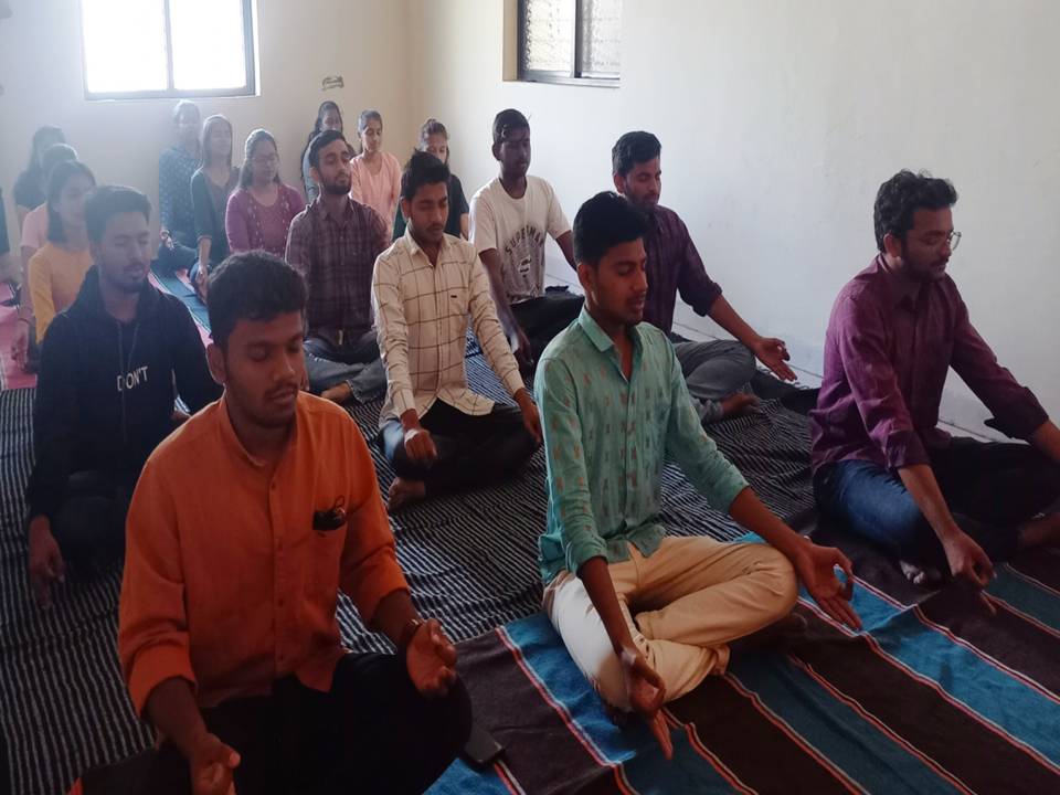 Yoga Session at NSS Special Camp