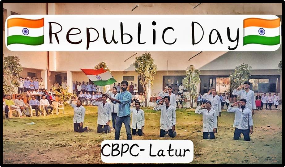 Students performing skit on occasion of Republic Day